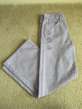 Old Navy Girls Purple Wide Leg Jeans (14)